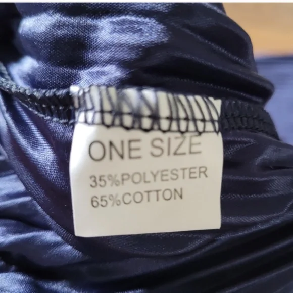 Ankle/Maxi Pleated Wide Leg Palazzo Satin Pants (OS) - Picture 5 of 5